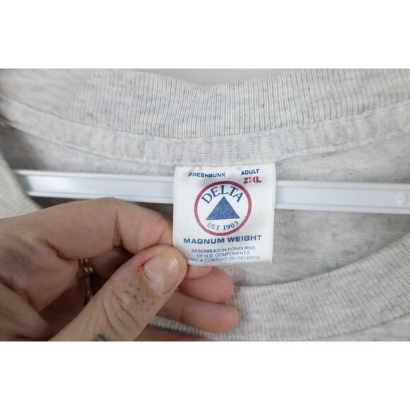 Vintage 90s Streetwear Mens 2XL XXL Faded All Over Print Mount Rushmore T-Shirt - Picture 10 of 16